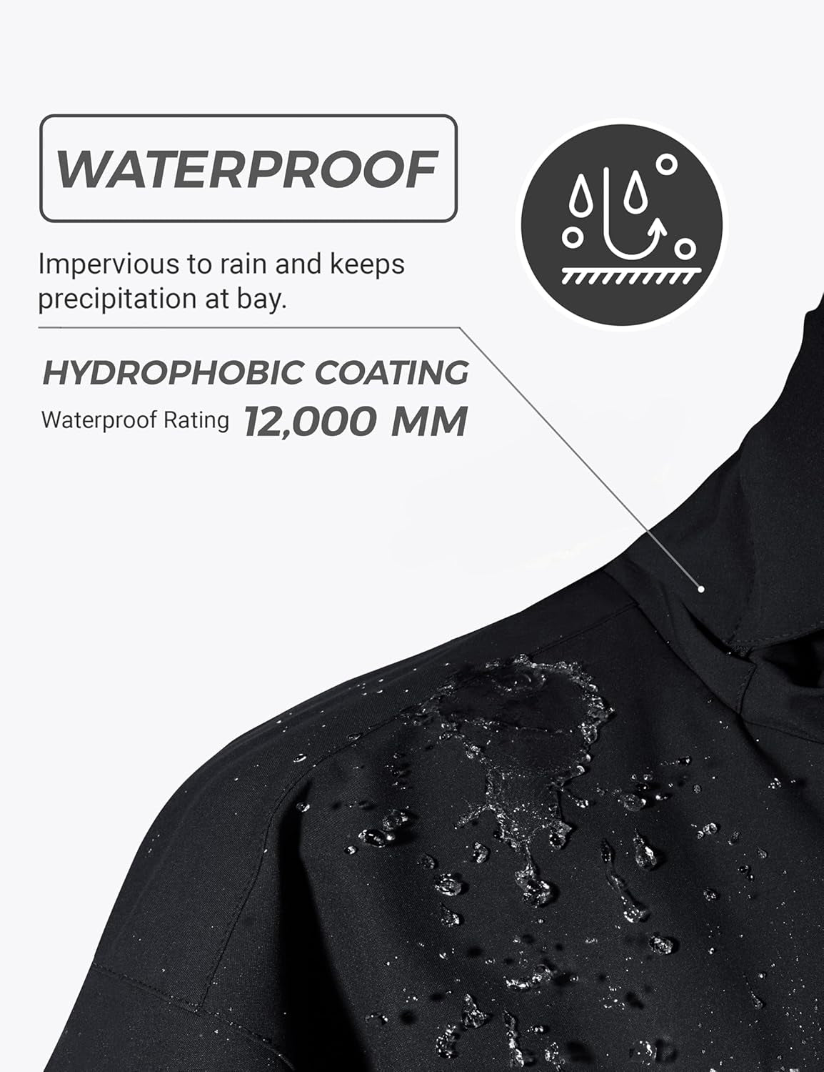 Men'S plus Size Waterproof Ski Jacket Big&Tall Warm Winter Hooded Coat Snow Mountain Windbreaker