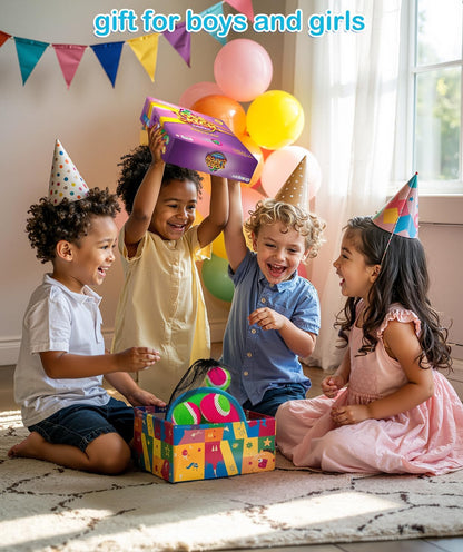 Toddler Toys for Ages 2-4 Toss and Catch Ball Set, Birthday Gift for 3 4 5 6 7 8 Year Old Boys Girls Toys, Classic Beach Pool Outdoor Yard Camping Games for Kids Toddler Family Ages 4-8 8-12