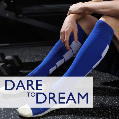 anti Slip Soccer Socks (2 Pairs), Non-Slip Football Socks, Grip Baseball Socks