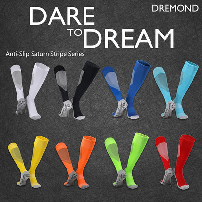 anti Slip Soccer Socks (2 Pairs), Non-Slip Football Socks, Grip Baseball Socks